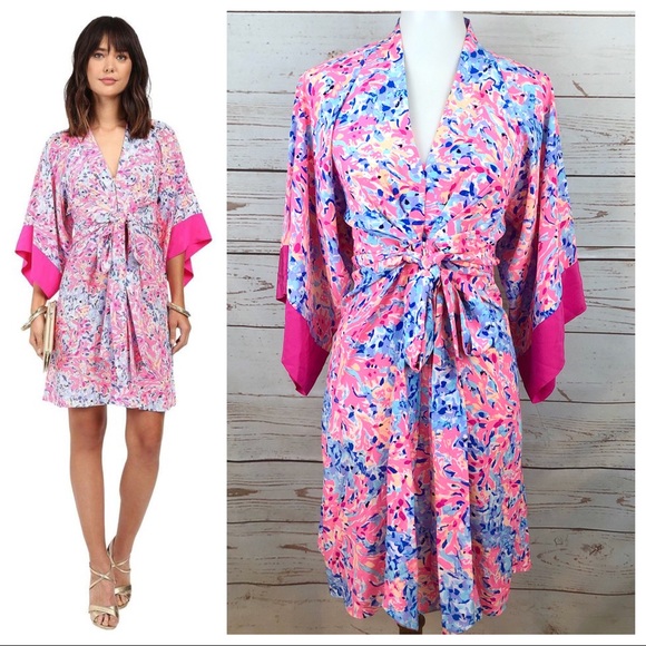 lilly pulitzer kimono dress